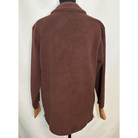 AERIE Oversized Sherpa Colorblock Pockets 1/2 Zip Pullover Sweater XS NWT - Picture 3 of 9